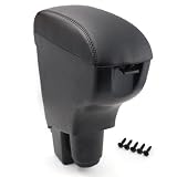 Compact Good Replacement Black Leatherette Driver's Side Front Center Console Armrest... by phgiveu
