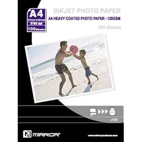Mirror 128GSM Heavy Matte Photo Paper 100 Pack