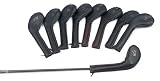 Set of 9 Long Neck Vinyl Iron Cover 3-SW, Black