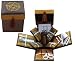 Kitchen & Housewares : Etui Sewing Box with Sewing Kit - Brown & Gold