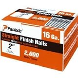 Paslode 650284 1-3/4-Inch by 16 Gauge Galvanized Staight Finish Nail (2,000 Per Box)