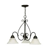 Nuvo Lighting 60 Castillo 3 Light Chandelier