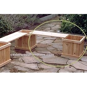Patio Planter Bench Extension Set Add-on