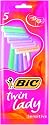 BIC Twin Lady, Pack 5, Twin Blade Razor