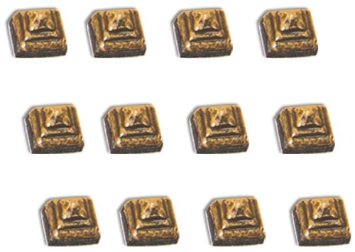 Antique Brass Pyramid Display Trim Studs (7Gypsies)