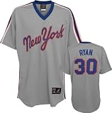Nolan Ryan Majestic Throwback Replica New York Mets Jersey