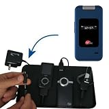 Gomadic Universal Charging Station for the Kyocera TNT and many other mobile devices - 2nd Generation Design - uses Gomadic TipExchange Technology - 4 tips included