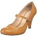 MIA Women's Riza Mary Jane Pump,Natural,6.5 M US