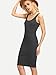 MakeMeChic Women's Basic Scoop Neck Bodycon Sleeveless Mini Tank Dress
