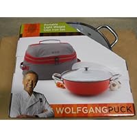 Wolfgang Puck 4.1qt 4pc Light Cast Iron Portable Gift Set