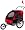 VIVAFIT 2 in 1 Fahrradanhänger und Jogger, red black, 56640011