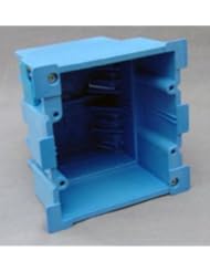 Home Improvement: Carlon BH234R Outlet Box, Old Work, 2 Gang, 3-7/8-Inch Length by 2-3/8-Inch Width by 3-5/8-Inch Depth, Blue - Thomas & Betts