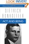 Act and Being: Transcendental Philosophy and Ontology in Systematic Theology (Dietrich Bonhoeffer Works, Vol. 2)