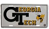 Georgia Tech Yellow Jackets Metal License Plate