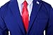 Republican Trump Costume Jacket, Tie, Wig & Pin