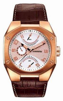 CARRERA WATCHES Herrenarmbanduhr Sprint Multifunktion Rosgoldplattiert 4355326