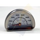 Music City Metals 00473 Stainless Steel Heat Indicator Replacement for Select Charbroil and Kenmore Gas Grill Models