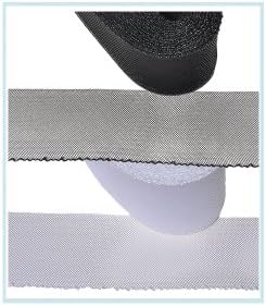 Horse Hair - Stiff - By the Yard (Select Width and Color ) (Width 3 inches, Black)