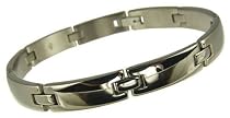 Titanium Gents Polished Link Bracelet