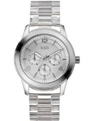 Guess Womens U11644L4 Stainless-Steel Quartz Watch with Silver Dial