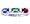 14K White Gold Petite Oval Gemstone and Diamond Ring-Multi Ruby-Blue Sapphire-Emerald, size5
