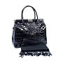 Ital. Echt Leder Handtasche Kelly XL schwarz lack &hellip Belli