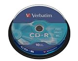 Electronics : Verbatim - 10 x CD-R - 700 MB ( 80min ) 52x - spindle - storage media