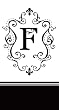 Monogram Paper Napkin - F