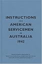 Instructions for American Servicemen in Australia, 1942 (Instructions for Servicemen)