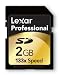 Electronics : Lexar 2GB 133X Professional SD Card