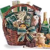Fancy Flavors Gourmet Food and Snack Sampler Gift Basket with Smoked Salmon