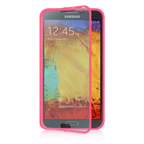 Dream Wireless Wrap-Up with Screen Protector Case for Samsung Galaxy Note 3 - Retail Packaging - Hot Pink