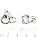 30x Charms Small Handcuffs Antique Silvery Alloy Handmade Findings Fit Making Crafts