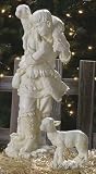 2-piece Josephs Studio Shepherd Gabriel And Lamb Outdoor Christmas Nativity Set