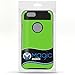 iPhone 6 Plus Case, MagicMobile® Cute Protective Hard Shockproof [Drop Protection] Fashion Cover for Apple iPhone 6 Plus (5.5') Impact Resistant Hybrid Thin Armor Case [ Green / Black ] with Screen Protector.