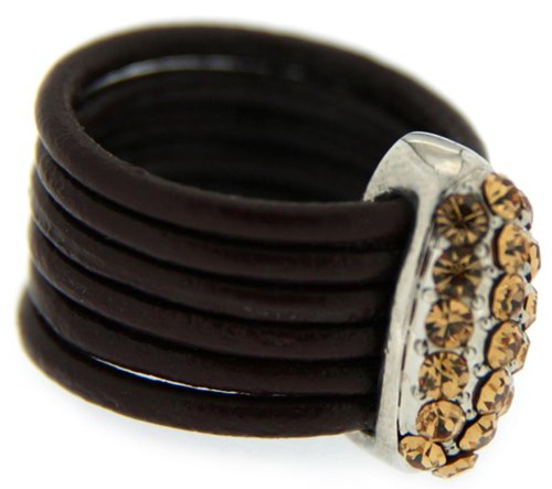 Sweet Deluxe Damen-Ring Oval braun 00144 Preisvergleich
