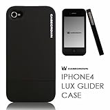 CaseCrown iPhone 4 Glider Slim Fit Case - Black Obsidian (Fits AT&T and Ver ....