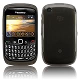 BLACKBERRY CURVE 3G 9300 GEL CASE - SMOKE BLACK, WITH 6-IN-1 SCREEN PROTECT ....