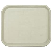 Chinet FARM 14" Width x 18" Depth, White Color, Kys Serving Serving Tray (Case of 100)