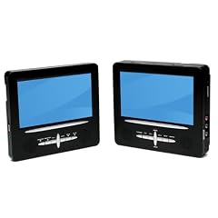 Denver MTW-745 TWIN tragbarer DVD-Player mit 2 18cm (7 Zoll) Displays
