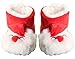 Gilbin Infant Baby Super Cute Christmas Santa Holiday Warming Slipper Shoes Booties Size 12-24 Months