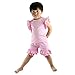 Wennikids Little Girls' Double Ruffle Solid Tank Top