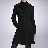 BGSD Women's Club Collar Wool Blend Walking Coat