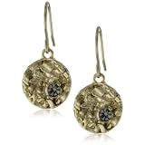 Kenneth Cole New York Textured Goldtone Drop E
