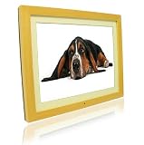 Pictorea Pro 8 Digital Photo Frame (Light Wood) MP3/Movies/Jpeg & Remote With Zero Dead Pixel Warranty