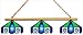 Imperial Seattle Mariners Licensed Three Shade Stained Glass Billiard Table Lamp