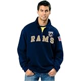 G-III St. Louis Rams Retro Quarter Zip Fleece
