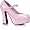 DOLLY-50 (Sexy-50) 5" Mary Jane Pump, Baby Pink Patent-Size 8