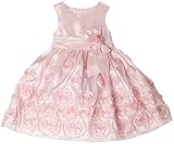 Bonnie Jean Girls 2 6x Girls 4 6x Taffeta Dress, Pink, 6