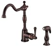 Danze Opulence Kitchen Faucet w/Spray Bronze D404214RB